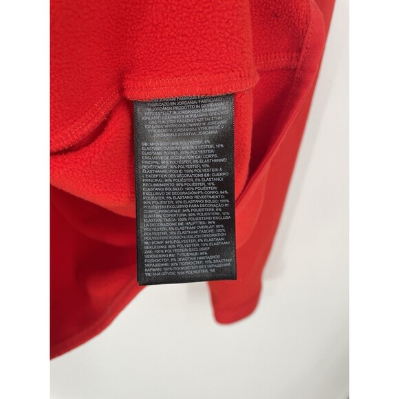 The North Face Men's Canyonlands High Altitude Tech Fleece Hoodie Red Full Zip - Picture 6 of 16